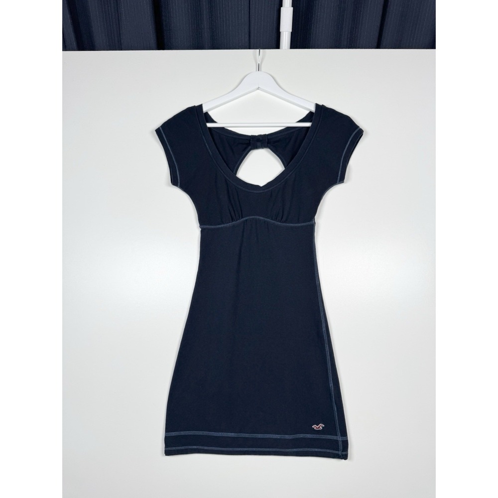 Vintage Hollister Babydoll Top Y2K Navy Blue - Women's Small - Bella Swan
